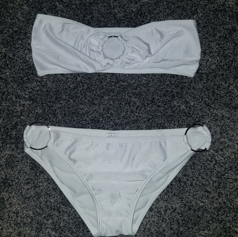 White swimsuit